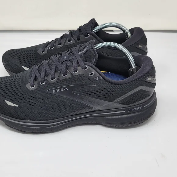 Brooks Ghost 14 Black Sneakers Sz 10 - Picture 2 of 10